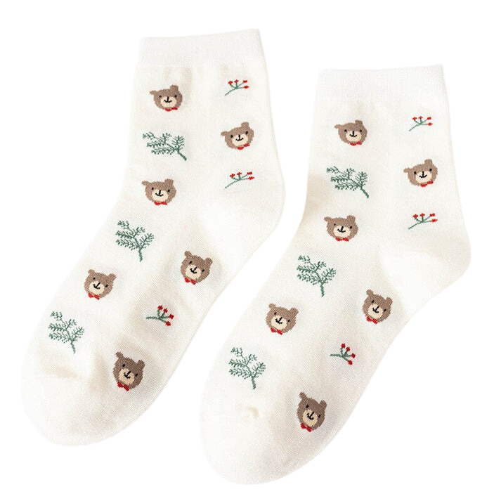 Fluffy Bear Socks