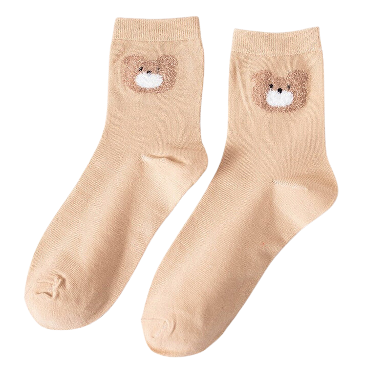 Fluffy Bear Socks