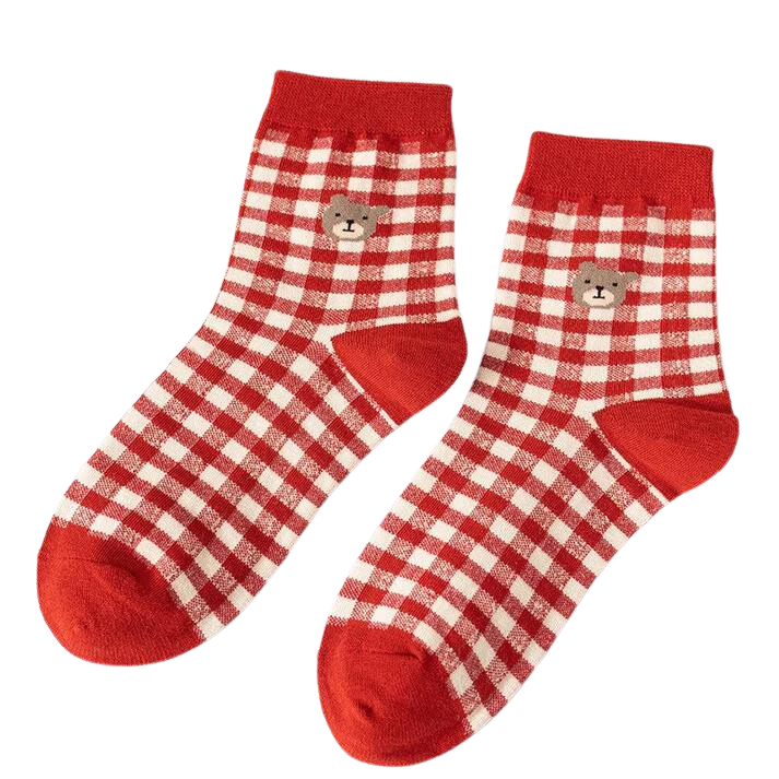 Fluffy Bear Socks