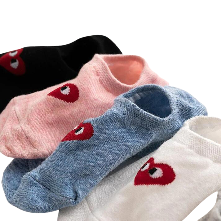Heart Eyes Socks (5 pairs)