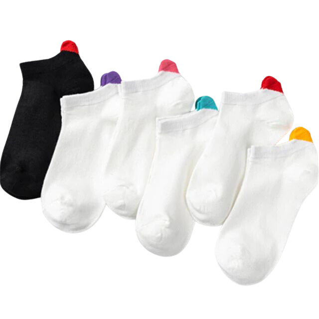 Heart Socks (6 pairs)