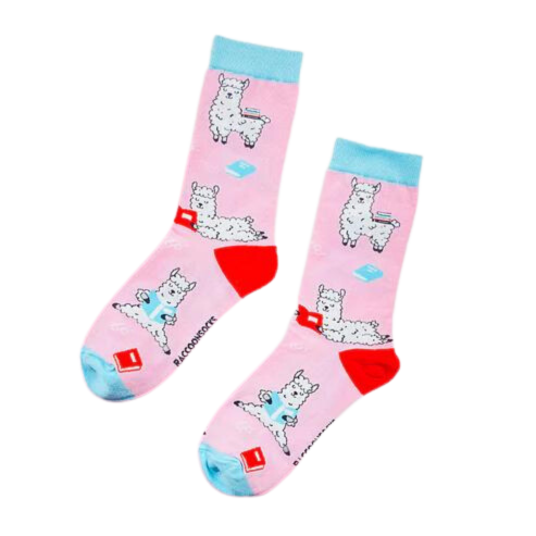 No Lazy Llama Socks