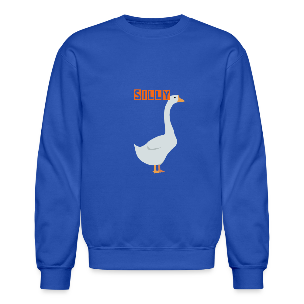 Silly Goose Sweatshirt - royal blue