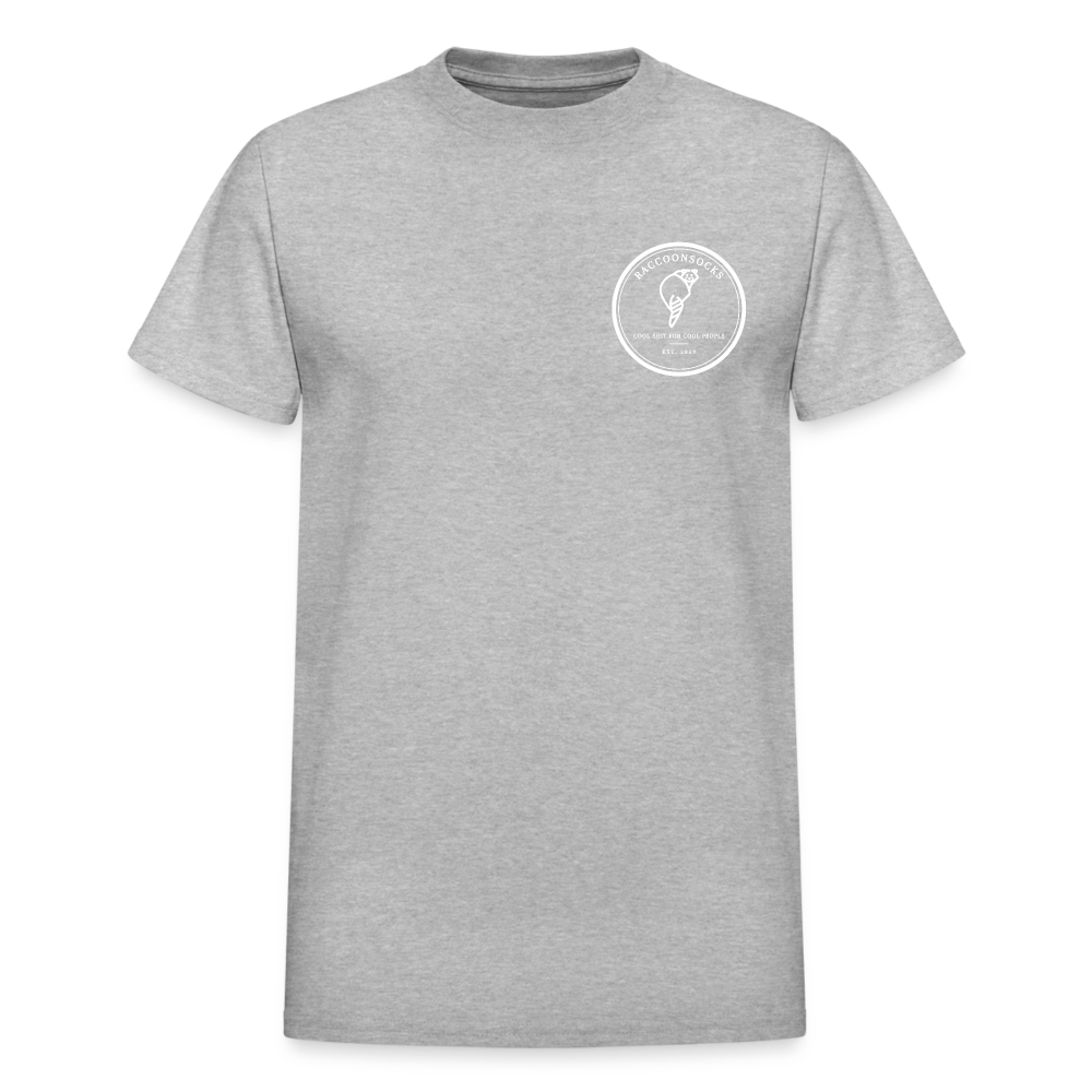 Raccoonsocks Cool Shit Shirt - heather gray