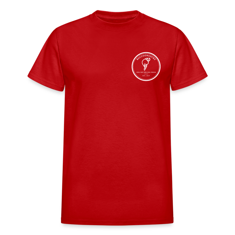Raccoonsocks Cool Shit Shirt - red