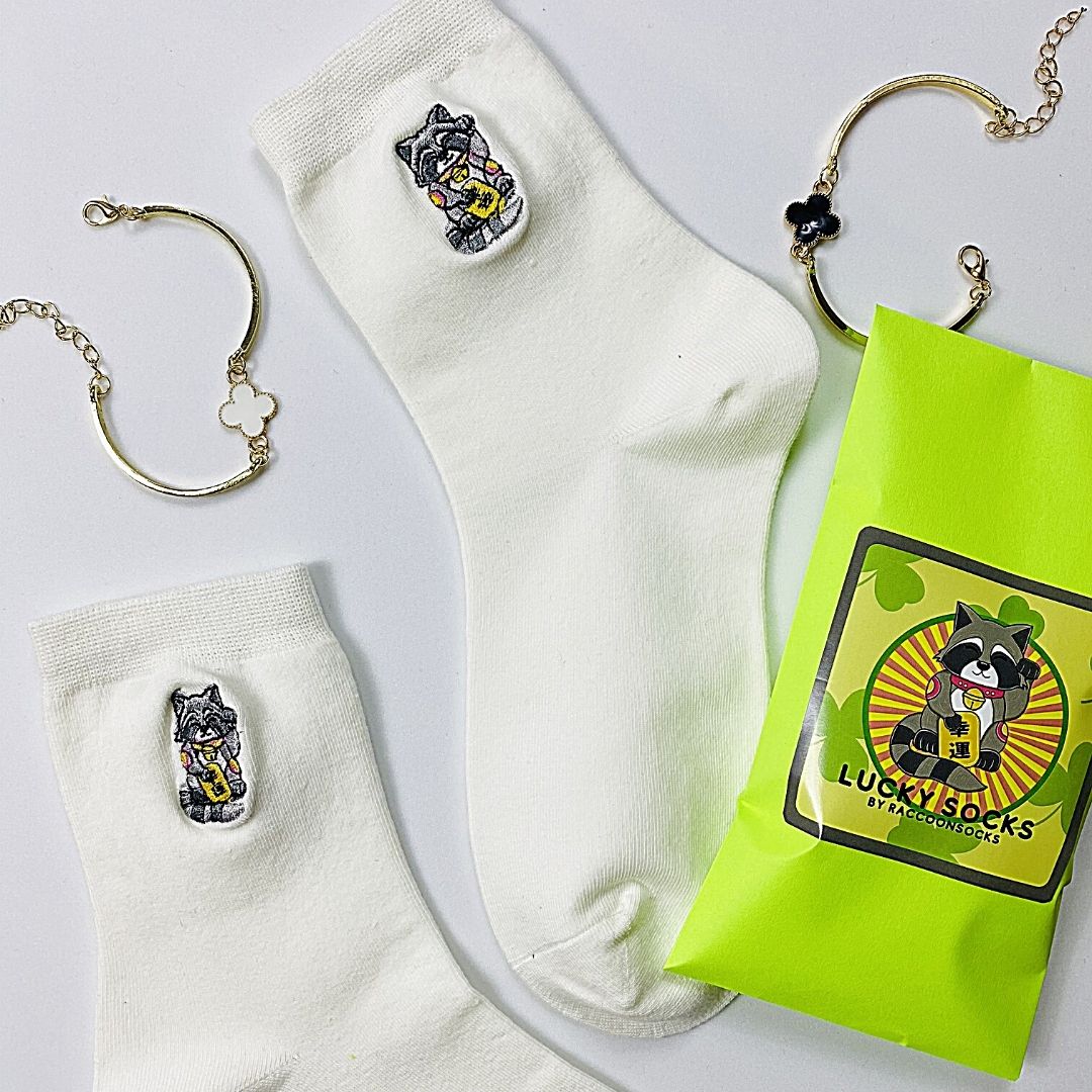 Lucky Raccoon Socks