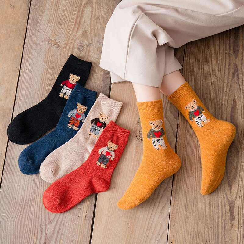 Winter Bear Socks