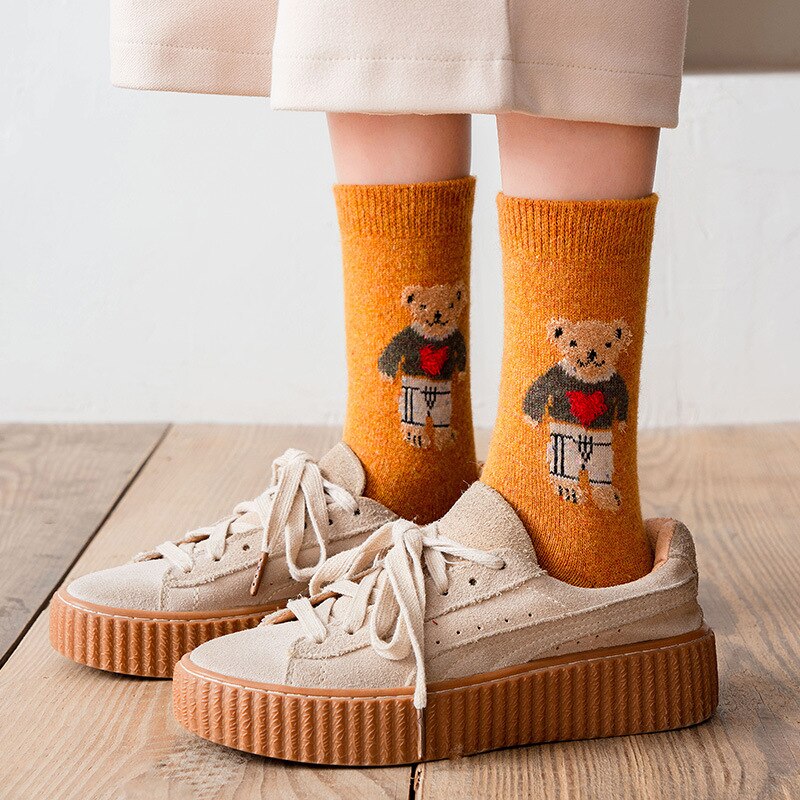 Winter Bear Socks