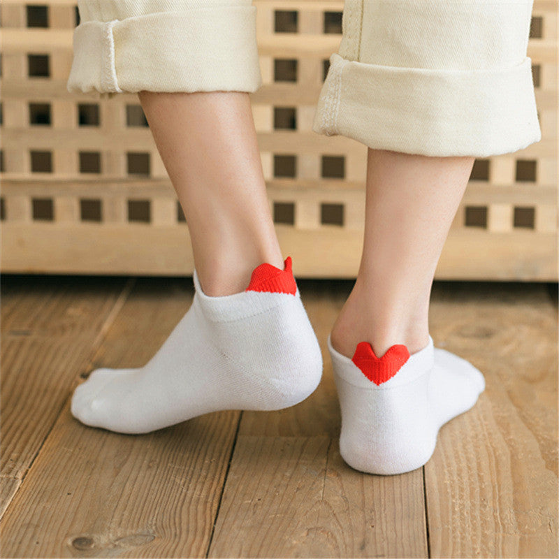Heart Socks (6 pairs)