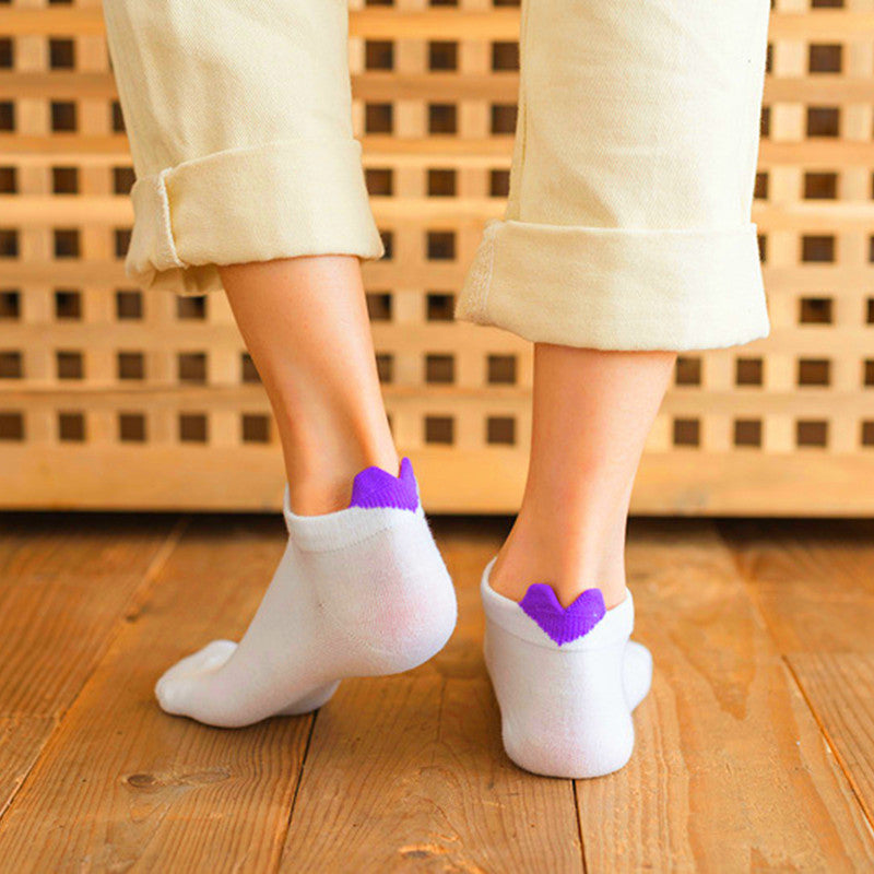 Heart Socks (6 pairs)