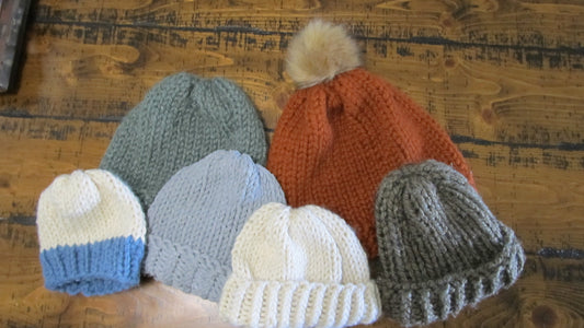 Handmade Beanie Hats from 100% Recycled Material