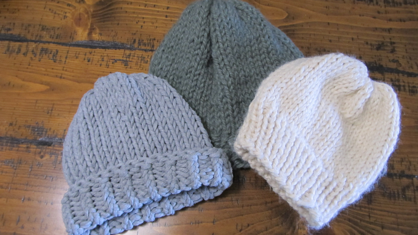 Handmade Beanie Hats from 100% Recycled Material