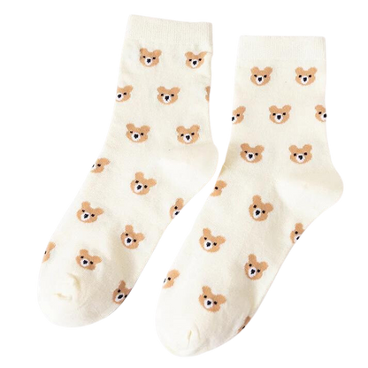 Fluffy Bear Socks