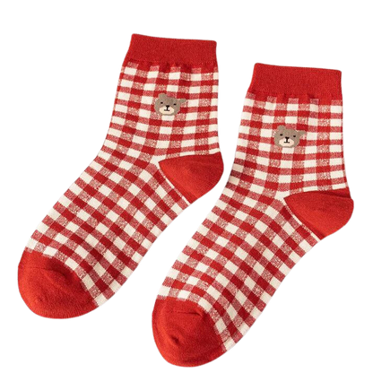 Fluffy Bear Socks