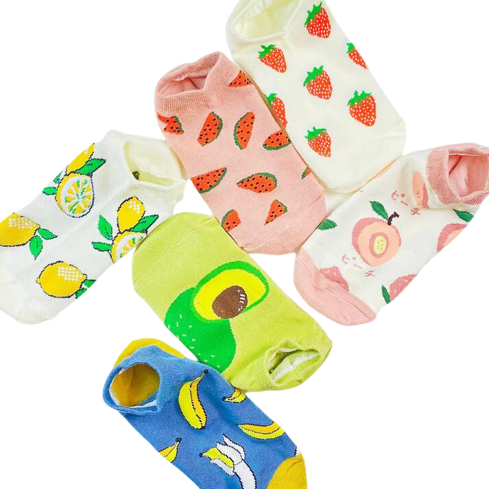 Fruit Basket Socks (6 pairs)