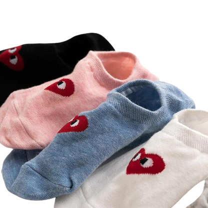 Heart Eyes Socks (5 pairs)