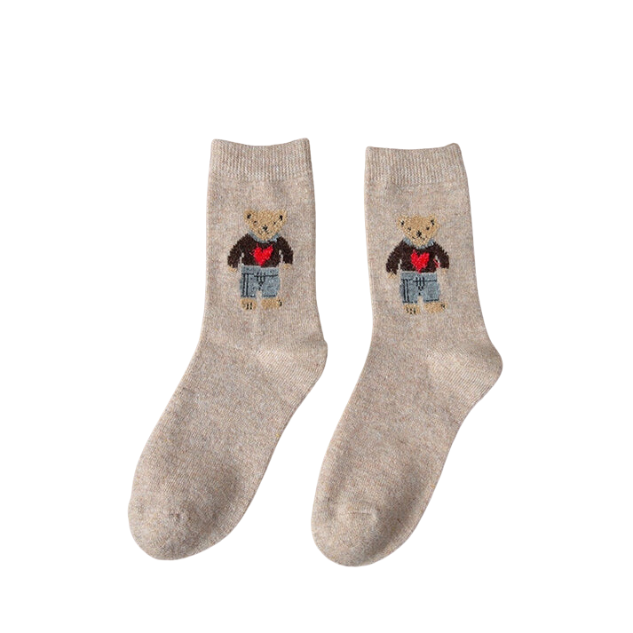 Winter Bear Socks