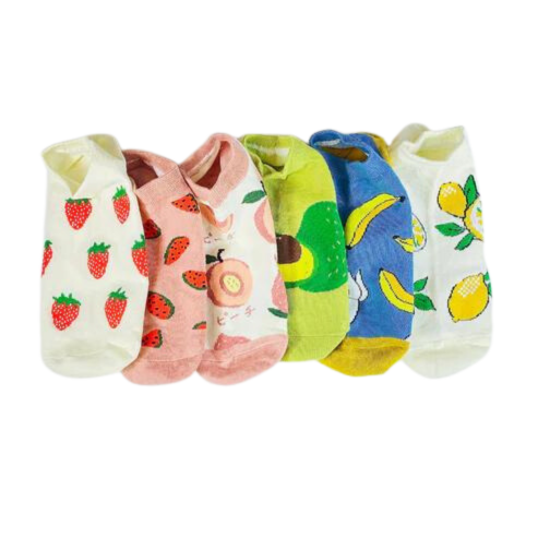 Fruit Basket Socks (6 pairs)