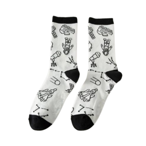 Space Cat Socks