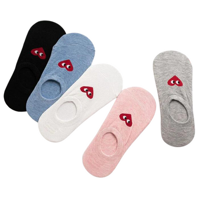 Heart Eyes Socks (5 pairs)