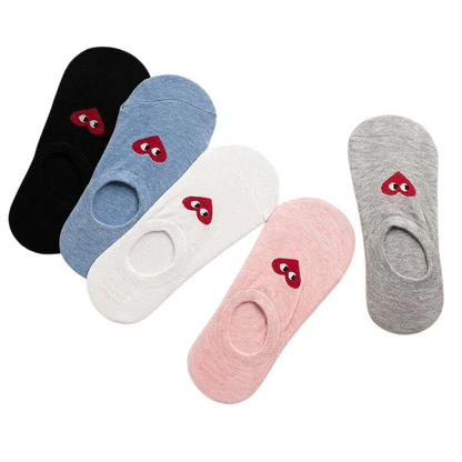Heart Eyes Socks 5 pairs Raccoonsocks