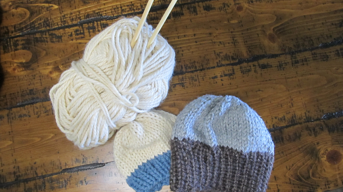 Handmade Beanie Hats from 100% Recycled Material