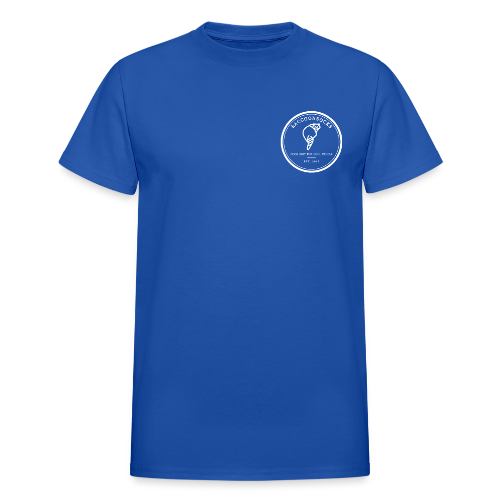Raccoonsocks Cool Shit Shirt - royal blue