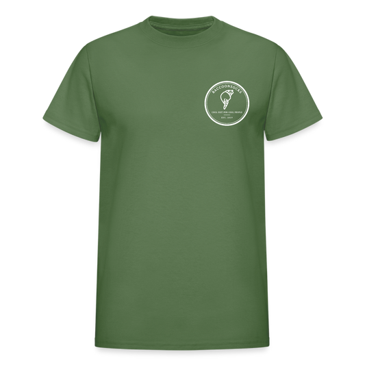 Raccoonsocks Cool Shit Shirt - military green