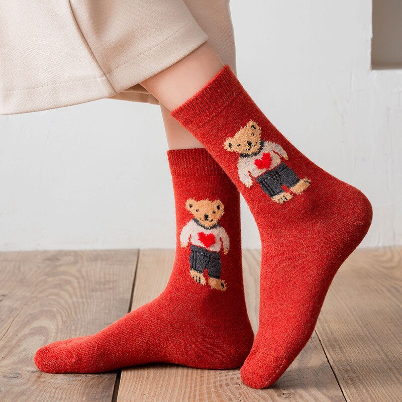 Winter Bear Socks