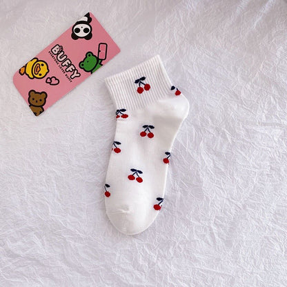 Cherry Socks (5 pairs)
