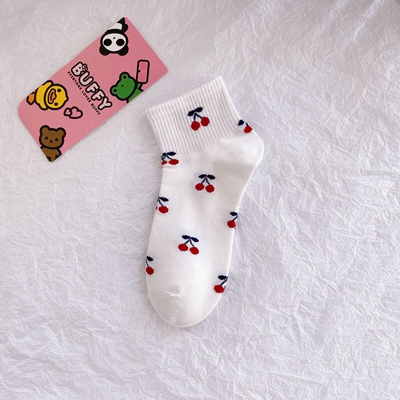 Cherry Socks (5 pairs)