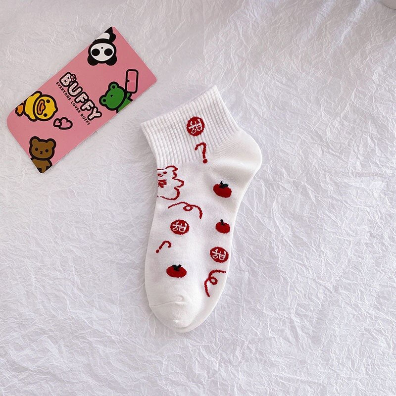 Cherry Socks (5 pairs)